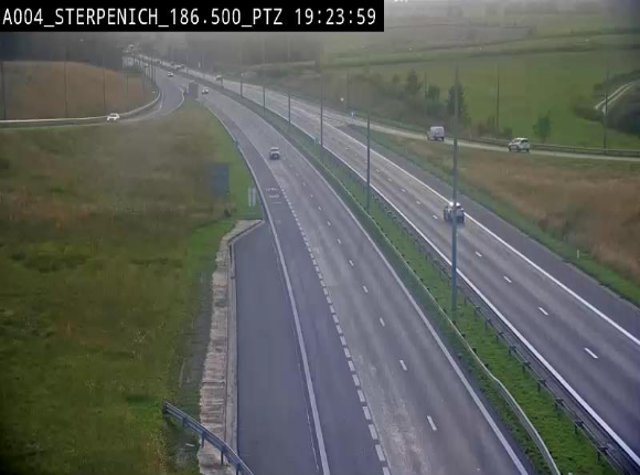 <h2>Webcam E411 à Sterpenich en Belgique près de la frontière du Luxembourg. Vue orientée vers Bruxelles</h2>