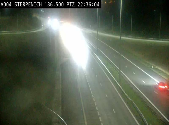<h2>Webcam E411 à Sterpenich en Belgique près de la frontière du Luxembourg. Vue orientée vers Bruxelles</h2>