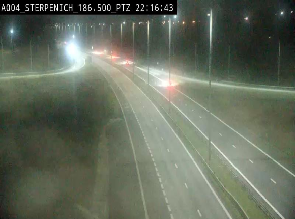 <h2>Webcam E411 à Sterpenich en Belgique près de la frontière du Luxembourg. Vue orientée vers Bruxelles</h2>