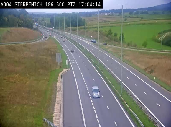 <h2>Webcam E411 à Sterpenich en Belgique près de la frontière du Luxembourg. Vue orientée vers Bruxelles</h2>