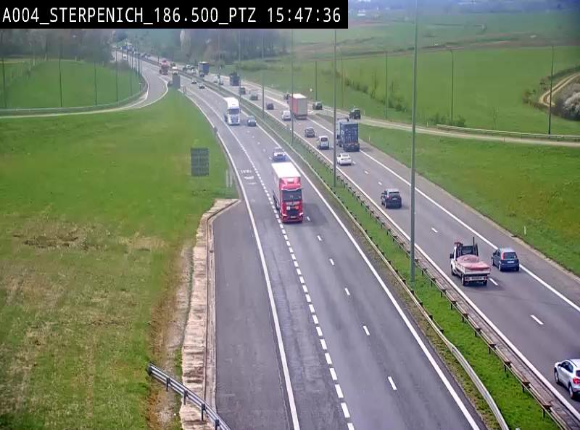 <h2>Webcam E411 à Sterpenich en Belgique près de la frontière du Luxembourg. Vue orientée vers Bruxelles</h2>
