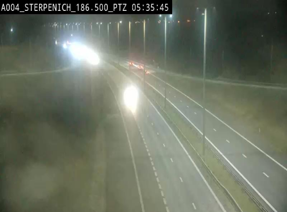 <h2>Webcam E411 à Sterpenich en Belgique près de la frontière du Luxembourg. Vue orientée vers Bruxelles</h2>