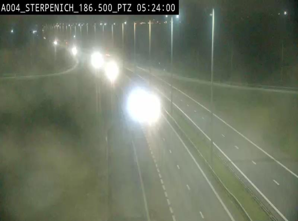 <h2>Webcam E411 à Sterpenich en Belgique près de la frontière du Luxembourg. Vue orientée vers Bruxelles</h2>