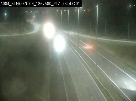 <h2>Webcam E411 à Sterpenich en Belgique près de la frontière du Luxembourg. Vue orientée vers Bruxelles</h2>