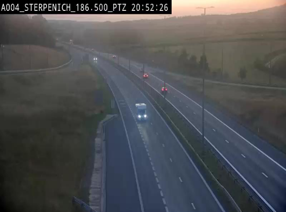 <h2>Webcam E411 à Sterpenich en Belgique près de la frontière du Luxembourg. Vue orientée vers Bruxelles</h2>