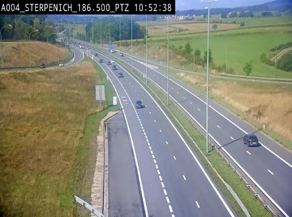 <h2>Webcam E411 à Sterpenich en Belgique près de la frontière du Luxembourg. Vue orientée vers Bruxelles</h2>