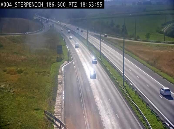<h2>Webcam E411 à Sterpenich en Belgique près de la frontière du Luxembourg. Vue orientée vers Bruxelles</h2>