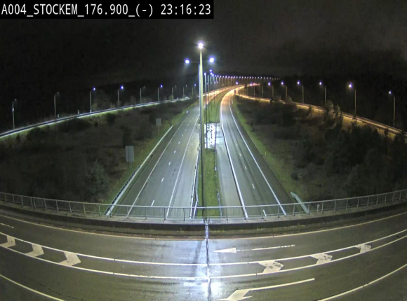 <h2>Webcam à hauteur de la sortie 30 Fouches - Stockem sur l'E411, menant sur la N83. Vue orientée vers Namur</h2>