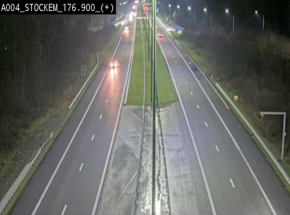 <h2>Webcam au-dessus de l'E411 sur la N83 à hauteur de la sortie Stockem. Vue orientée vers Arlon</h2>