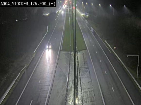 <h2>Webcam au-dessus de l'E411 sur la N83 à hauteur de la sortie Stockem. Vue orientée vers Arlon</h2>