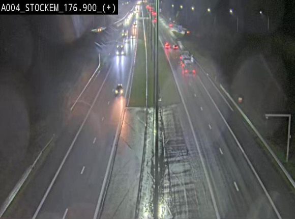 <h2>Webcam au-dessus de l'E411 sur la N83 à hauteur de la sortie Stockem. Vue orientée vers Arlon</h2>