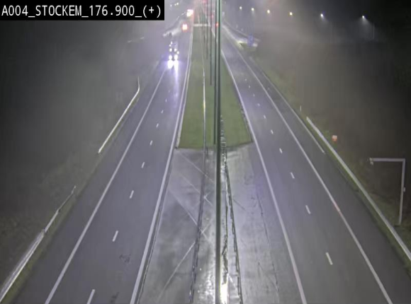 <h2>Webcam au-dessus de l'E411 sur la N83 à hauteur de la sortie Stockem. Vue orientée vers Arlon</h2>