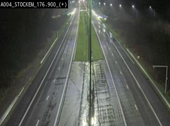<h2>Webcam au-dessus de l'E411 sur la N83 à hauteur de la sortie Stockem. Vue orientée vers Arlon</h2>