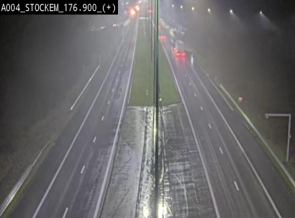 <h2>Webcam au-dessus de l'E411 sur la N83 à hauteur de la sortie Stockem. Vue orientée vers Arlon</h2>