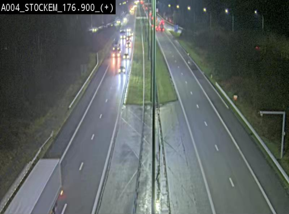 <h2>Webcam au-dessus de l'E411 sur la N83 à hauteur de la sortie Stockem. Vue orientée vers Arlon</h2>