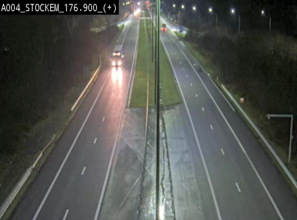 <h2>Webcam au-dessus de l'E411 sur la N83 à hauteur de la sortie Stockem. Vue orientée vers Arlon</h2>