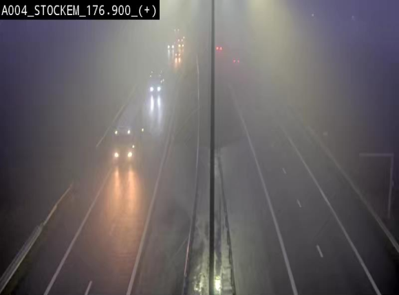 <h2>Webcam au-dessus de l'E411 sur la N83 à hauteur de la sortie Stockem. Vue orientée vers Arlon</h2>