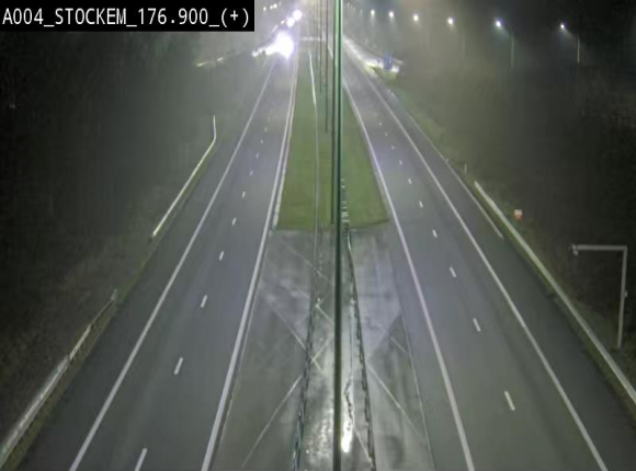 <h2>Webcam au-dessus de l'E411 sur la N83 à hauteur de la sortie Stockem. Vue orientée vers Arlon</h2>
