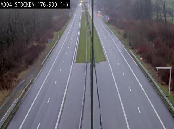 <h2>Webcam au-dessus de l'E411 sur la N83 à hauteur de la sortie Stockem. Vue orientée vers Arlon</h2>