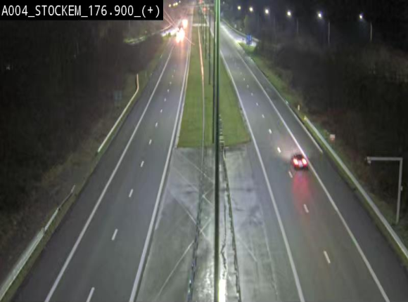 <h2>Webcam au-dessus de l'E411 sur la N83 à hauteur de la sortie Stockem. Vue orientée vers Arlon</h2>