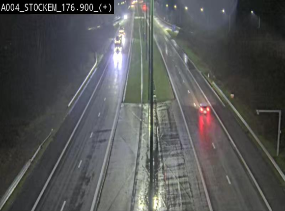 <h2>Webcam au-dessus de l'E411 sur la N83 à hauteur de la sortie Stockem. Vue orientée vers Arlon</h2>