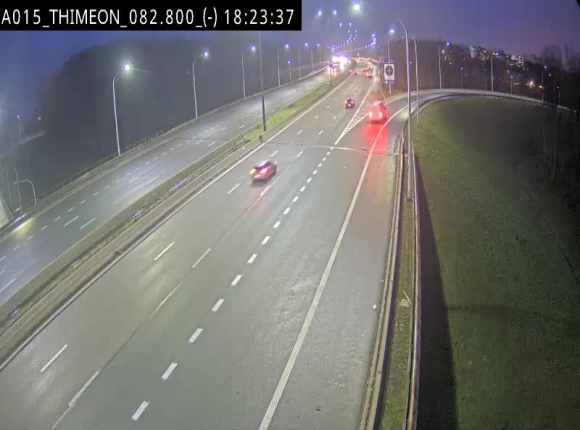 <h2>Caméra trafic Belgique - Thiméon - E42, jonction avec A54 (E420) direction La Louvière/Charleroi - BK 82.82</h2>