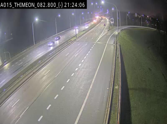 <h2>Caméra trafic Belgique - Thiméon - E42, jonction avec A54 (E420) direction La Louvière/Charleroi - BK 82.82</h2>