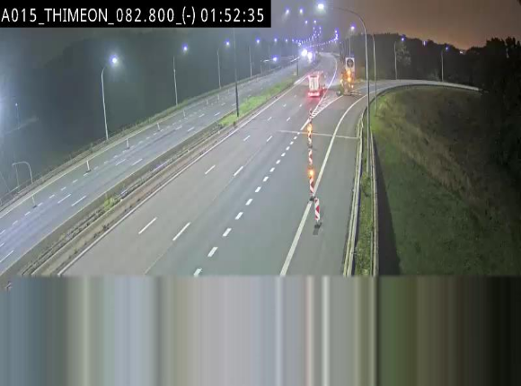<h2>Caméra trafic Belgique - Thiméon - E42, jonction avec A54 (E420) direction La Louvière/Charleroi - BK 82.82</h2>