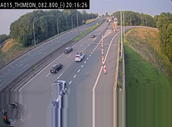 <h2>Caméra trafic Belgique - Thiméon - E42, jonction avec A54 (E420) direction La Louvière/Charleroi - BK 82.82</h2>