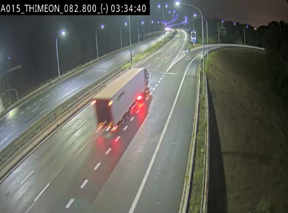 <h2>Caméra trafic Belgique - Thiméon - E42, jonction avec A54 (E420) direction La Louvière/Charleroi - BK 82.82</h2>