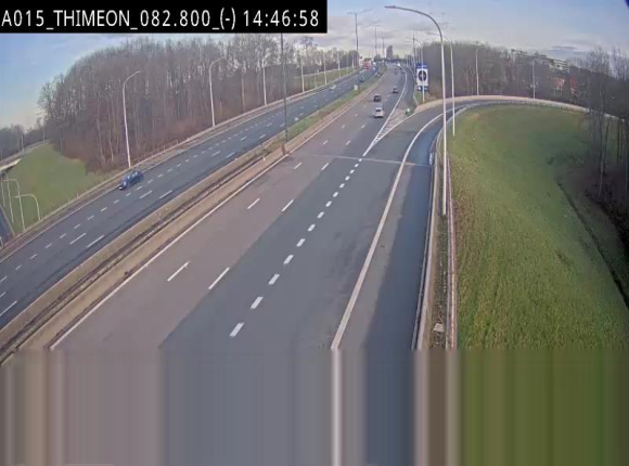 <h2>Caméra trafic Belgique - Thiméon - E42, jonction avec A54 (E420) direction La Louvière/Charleroi - BK 82.82</h2>