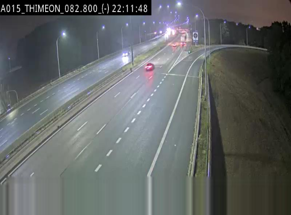 <h2>Caméra trafic Belgique - Thiméon - E42, jonction avec A54 (E420) direction La Louvière/Charleroi - BK 82.82</h2>