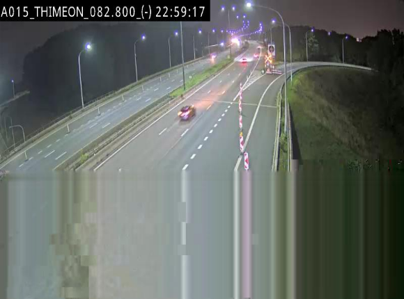 <h2>Caméra trafic Belgique - Thiméon - E42, jonction avec A54 (E420) direction La Louvière/Charleroi - BK 82.82</h2>