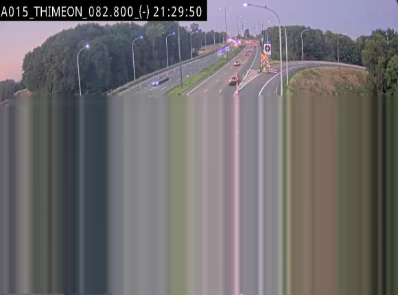 <h2>Caméra trafic Belgique - Thiméon - E42, jonction avec A54 (E420) direction La Louvière/Charleroi - BK 82.82</h2>