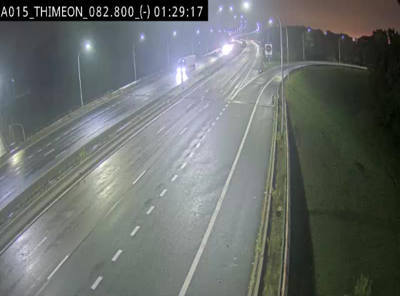 <h2>Caméra trafic Belgique - Thiméon - E42, jonction avec A54 (E420) direction La Louvière/Charleroi - BK 82.82</h2>