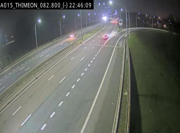 <h2>Caméra trafic Belgique - Thiméon - E42, jonction avec A54 (E420) direction La Louvière/Charleroi - BK 82.82</h2>