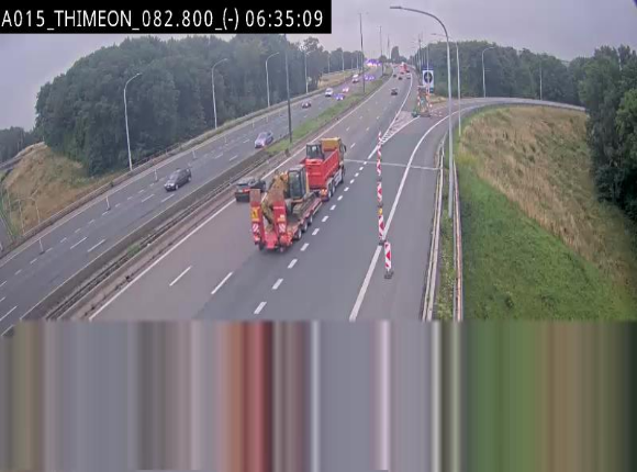 <h2>Caméra trafic Belgique - Thiméon - E42, jonction avec A54 (E420) direction La Louvière/Charleroi - BK 82.82</h2>
