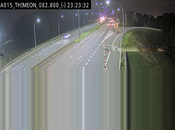 <h2>Caméra trafic Belgique - Thiméon - E42, jonction avec A54 (E420) direction La Louvière/Charleroi - BK 82.82</h2>