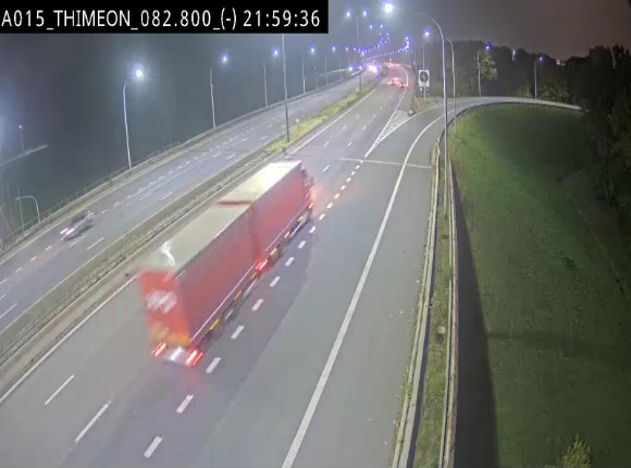 <h2>Caméra trafic Belgique - Thiméon - E42, jonction avec A54 (E420) direction La Louvière/Charleroi - BK 82.82</h2>