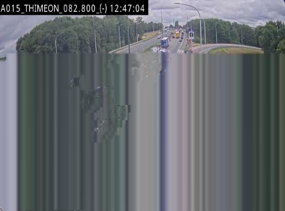 <h2>Caméra trafic Belgique - Thiméon - E42, jonction avec A54 (E420) direction La Louvière/Charleroi - BK 82.82</h2>