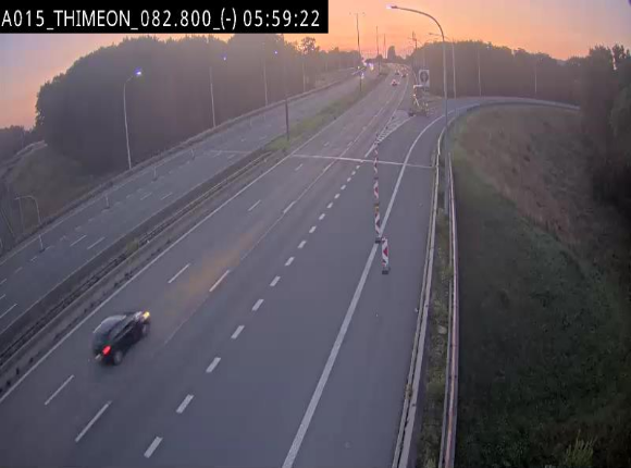<h2>Caméra trafic Belgique - Thiméon - E42, jonction avec A54 (E420) direction La Louvière/Charleroi - BK 82.82</h2>