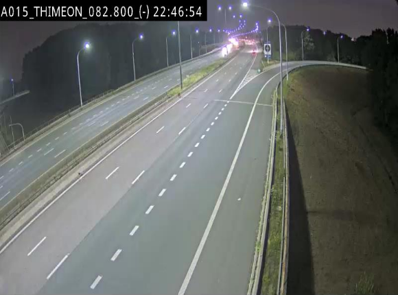 <h2>Caméra trafic Belgique - Thiméon - E42, jonction avec A54 (E420) direction La Louvière/Charleroi - BK 82.82</h2>