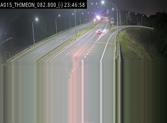 <h2>Caméra trafic Belgique - Thiméon - E42, jonction avec A54 (E420) direction La Louvière/Charleroi - BK 82.82</h2>