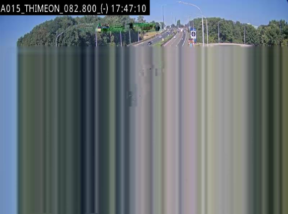 <h2>Caméra trafic Belgique - Thiméon - E42, jonction avec A54 (E420) direction La Louvière/Charleroi - BK 82.82</h2>