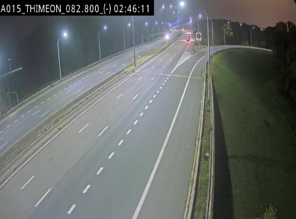 <h2>Caméra trafic Belgique - Thiméon - E42, jonction avec A54 (E420) direction La Louvière/Charleroi - BK 82.82</h2>
