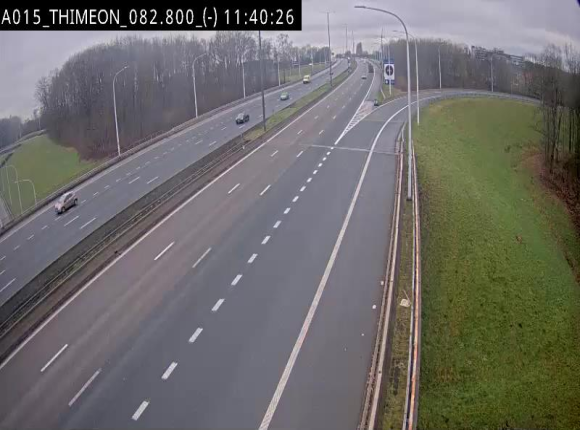 <h2>Caméra trafic Belgique - Thiméon - E42, jonction avec A54 (E420) direction La Louvière/Charleroi - BK 82.82</h2>