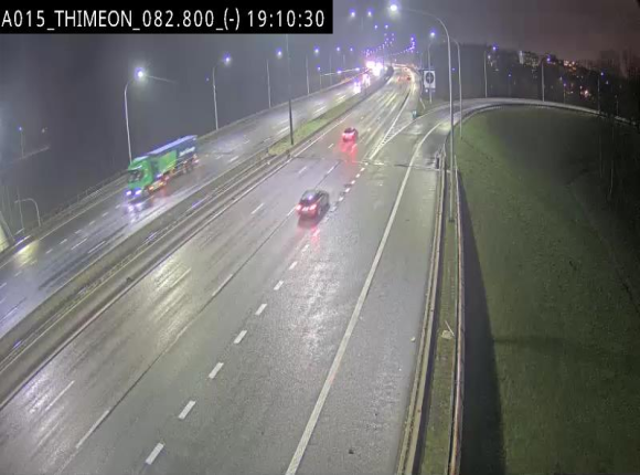<h2>Caméra trafic Belgique - Thiméon - E42, jonction avec A54 (E420) direction La Louvière/Charleroi - BK 82.82</h2>