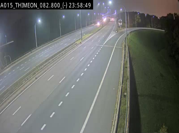 <h2>Caméra trafic Belgique - Thiméon - E42, jonction avec A54 (E420) direction La Louvière/Charleroi - BK 82.82</h2>