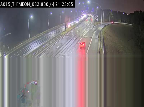 <h2>Caméra trafic Belgique - Thiméon - E42, jonction avec A54 (E420) direction La Louvière/Charleroi - BK 82.82</h2>