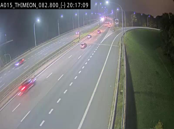 <h2>Caméra trafic Belgique - Thiméon - E42, jonction avec A54 (E420) direction La Louvière/Charleroi - BK 82.82</h2>
